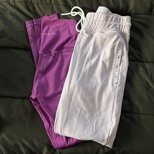 NVGTN Joggers and leggings.